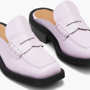 Fannie Square Toe Mule in Winsome Orchid